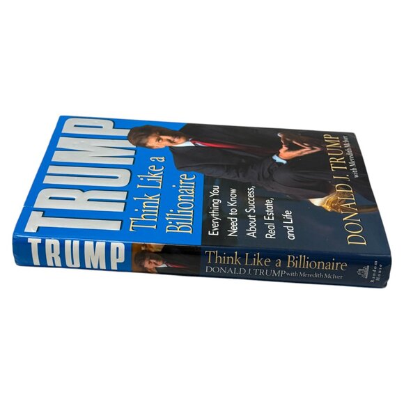 Trump Think Like A Billionaire Book HC DJ 2004 First Edition President USA - Picture 3 of 10